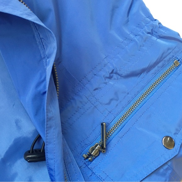 Studio Works | Blue Utility Jacket Windbreaker, Petite Medium, NWT - Picture 9 of 13
